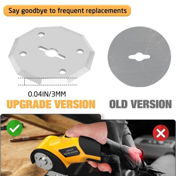 Electric Scissors Cardboard Cutter w/ LED Light 4V Cordless Electric NEW - Picture 3 of 8